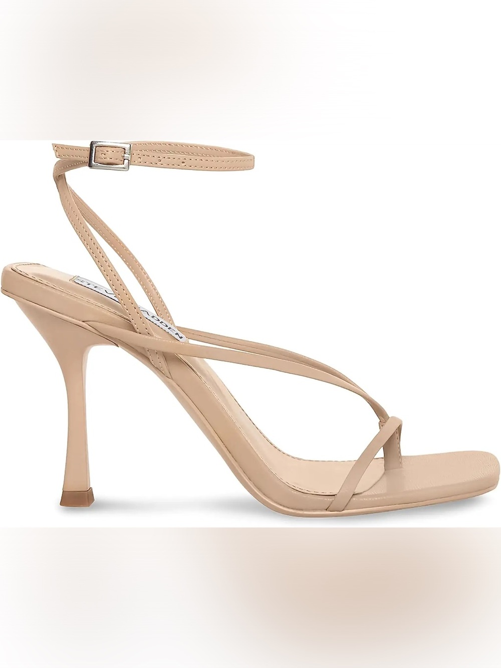 BRAND NEW Steve Madden Annie Natural Stiletto Sandal 3.75inch heel